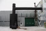 Sawdust Burner at a wood shavings plant
